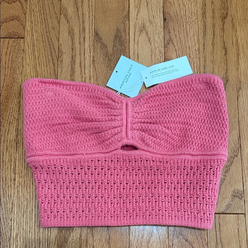American Eagle Outfitters Pink Knit Bandeau